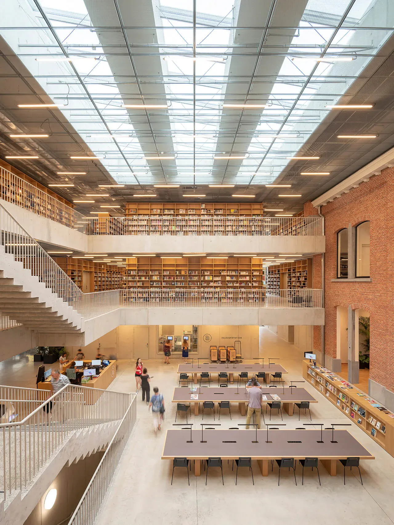 VELUX Modular Skylights installed in Bibliotheek Utopia