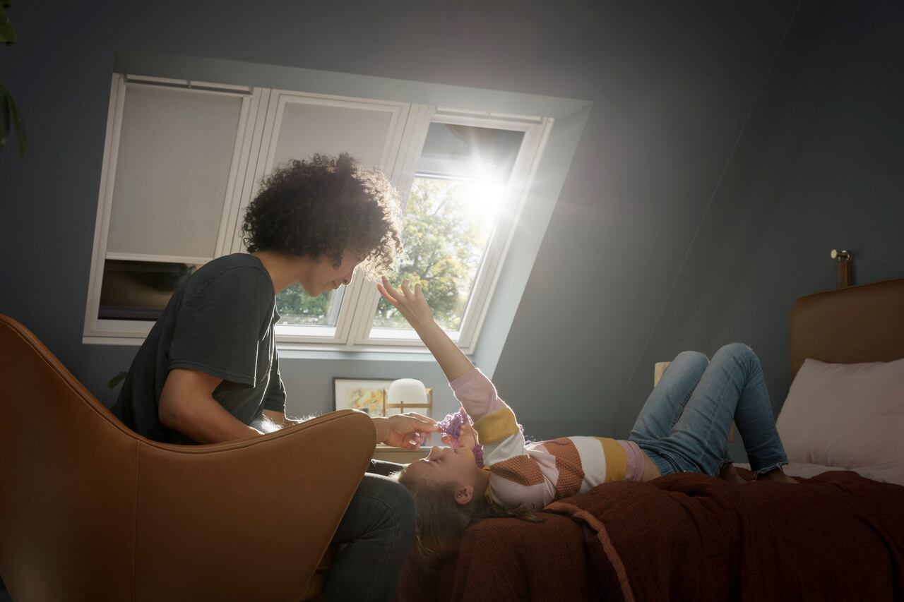 Reimagine your bedroom with a roof window from VELUX