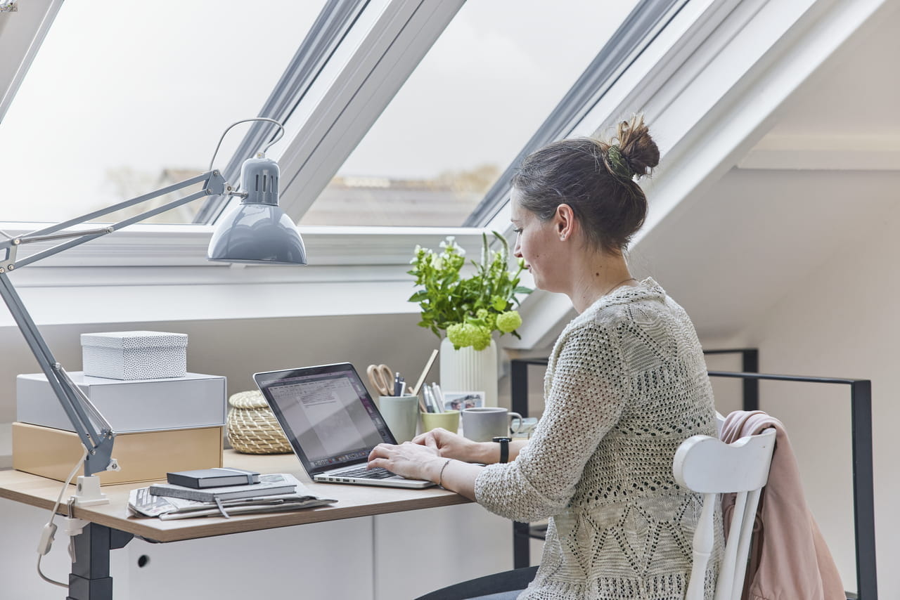 Richt uw home office in met daglicht