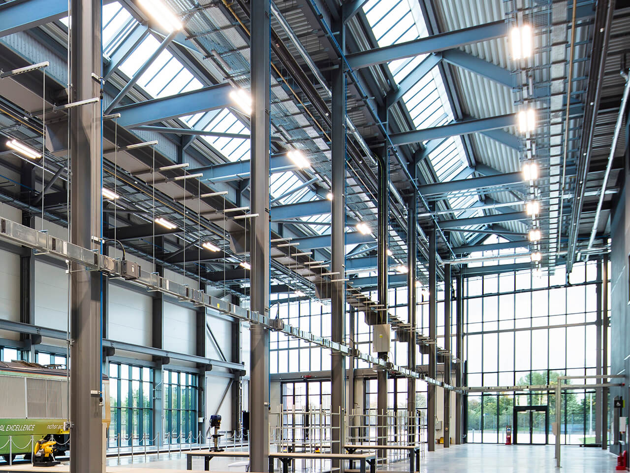 Glazing Panels - Mono pitched solution