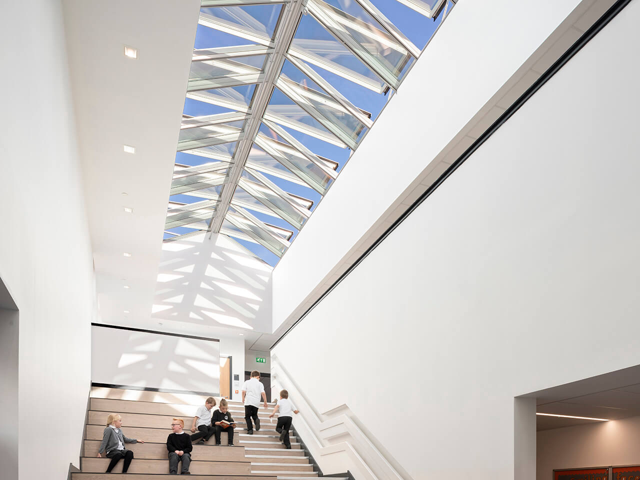 VELUX Ridgelight solution at Tullibody South Campus School