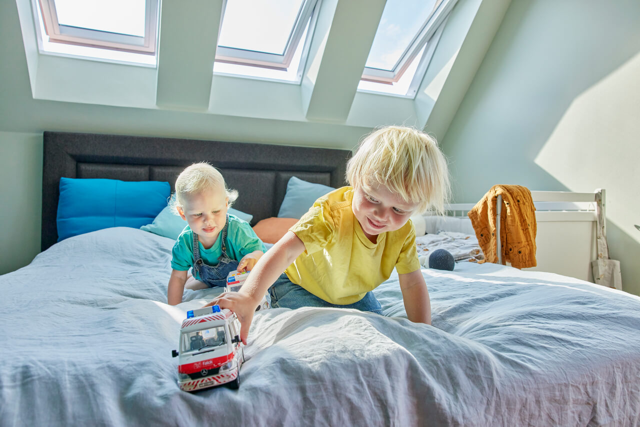 Børnefamilie fik mere plads, lys og luft med forvandling af uudnyttet loft 