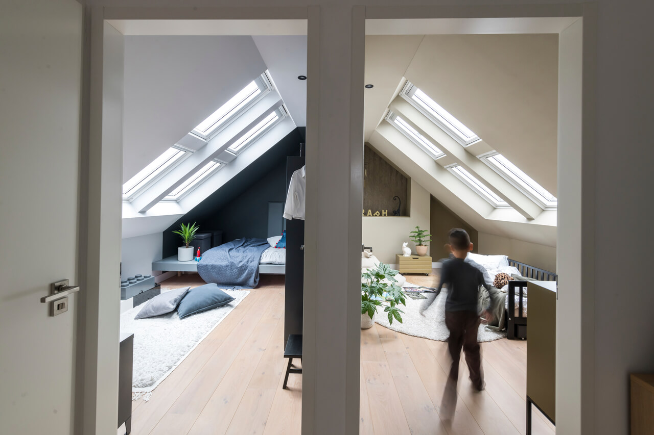 Sterren en vuurwerk kijken vanuit je bed  